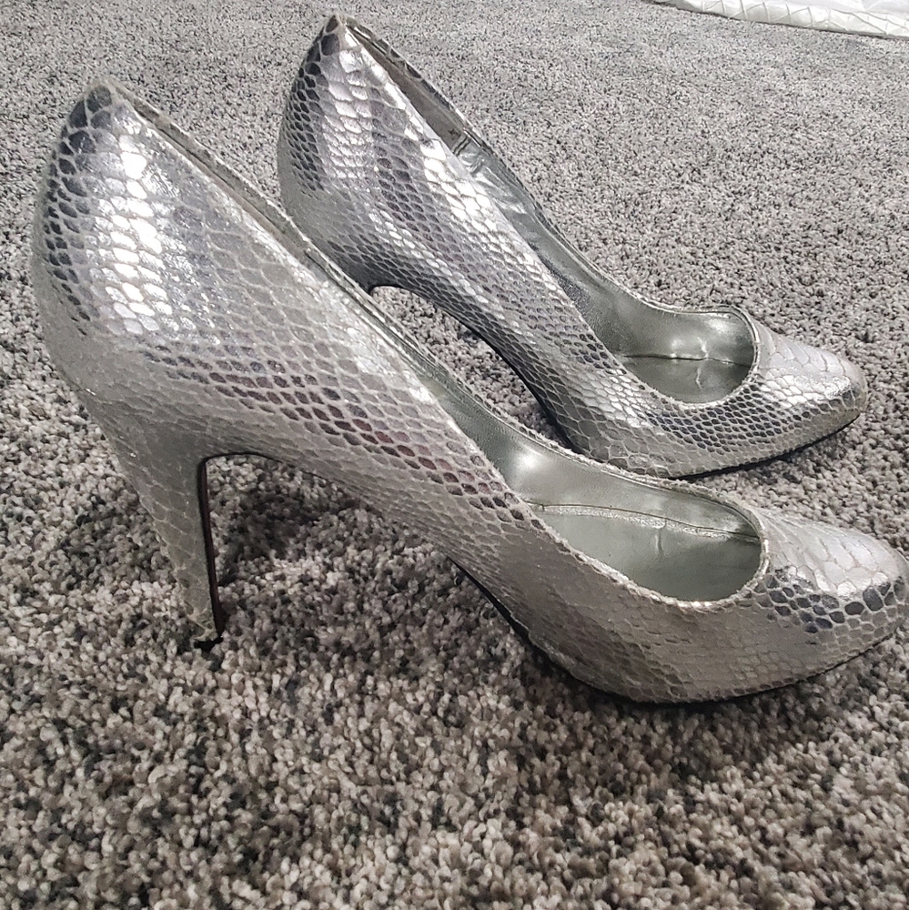 Wanted silver heels.
